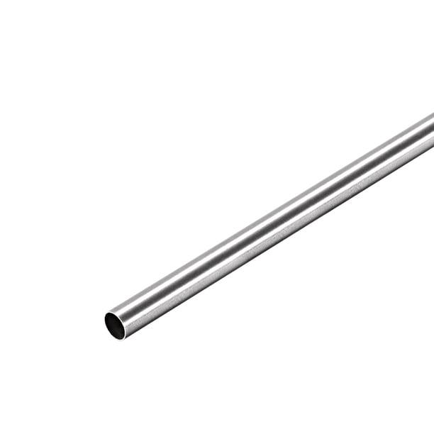 Tubería redonda de acero inoxidable Uxcell 304 sin costura, recta, 5mm x 0.2mm x 250mm