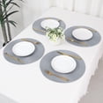 thumbnail image 7 of Unique Bargains Rustic Placemats Set of 6 Woven Placemats Light Gray, 7 of 7