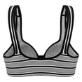 thumbnail image 4 of SYMOID Womens Front Closure Wireless Bra - Full Coverage Seamless Comfort Bra with Adjustable Straps, Soft Nylon Spandex, Black, S-XXL,Size M, 4 of 7