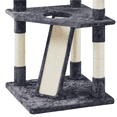thumbnail image 3 of Renwick 79" Multilevel Cat Tree Tower with Scratching Posts, Dark Gray, 3 of 8