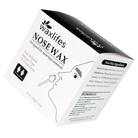 MAGICLULU 20 Tiras De Depilación Para La Nariz Cera Para El Pelo Del Oído Kit De Depilación Sin Cera Para La Nariz Para Hombres Depilación Con Para El Pelo