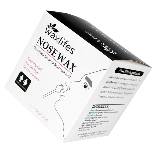 MAGICLULU 20 Tiras De Depilación Para La Nariz Cera Para El Pelo Del Oído Kit De Depilación Sin Cera Para La Nariz Para Hombres Depilación Con Para El Pelo