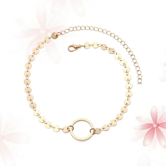 HONMEET Adjustable Copper Chain Bracelet for Women Men Banquet Night Out Fashion Jewelry Accessory