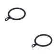 thumbnail image 2 of Toystoory Anillo colgante para cortina, hogar, dormitorio, sala de estar, barra para cortinas, gancho colgante de Metal negro fusionado 24 piezas 2piezas Toystoory CBP432571, 2 of 5