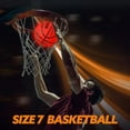 thumbnail image 5 of Light Up Basketball for Boys - Glow in the Dark Basketball for Night Games, Red LED Illuminated Ball with Accessories, Toy Gift for Kids Ages 3+, 5 of 6