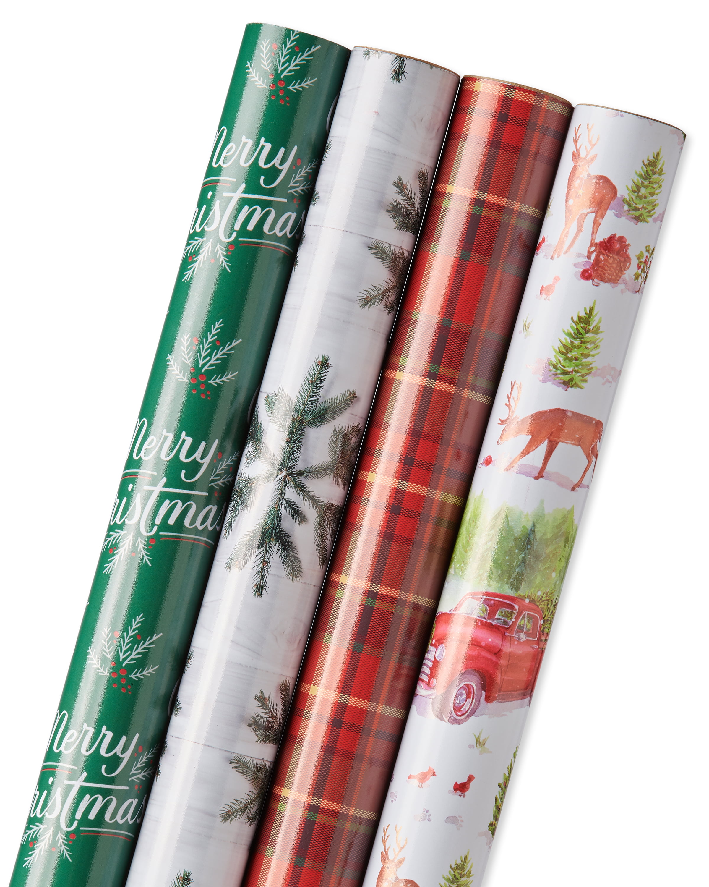 2 NEW ROLLS OF STAR WARS CHRISTMAS WRAPPING PAPER 80 SQ FOOT 3.33 FEET X 8 YARDS 