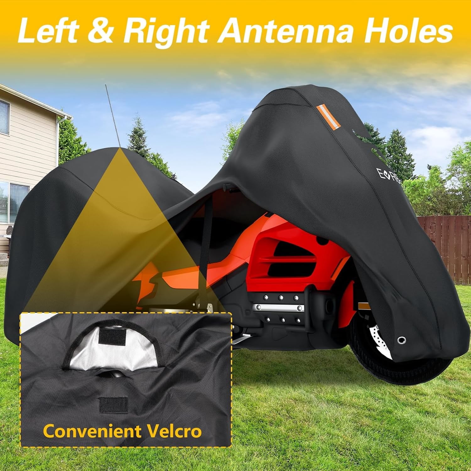 Motorcycle Cover for Trike Models Freewheeler Tri Glide Ultra and CVO Vers 420D