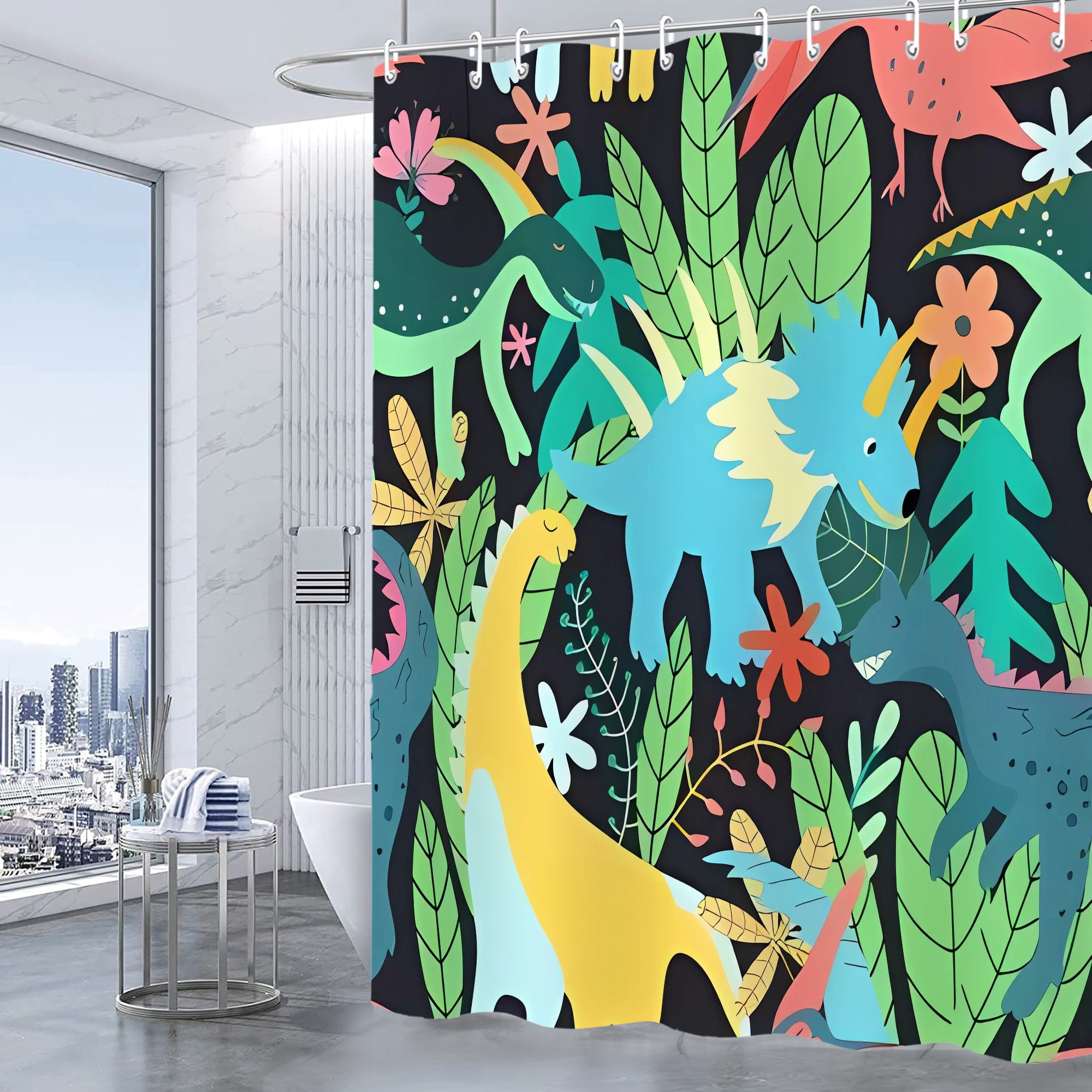 FABOTD Shower Curtain Animal Shower Curtain Boho Shower Curtains for