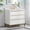 White, variant on ANGELES HOME 60" Bathroom Vanity with Sink, Freestanding Wooden Bathroom Makeup Cabinet W/ 6 Soft-Close Drawers and Backsplash, Solid Wood Frame Bathroom Vanity (Light Oak)