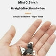 thumbnail image 2 of Billuyoard Mini tapa fija silenciosa de acero para carrito, rueda rodante de goma suave para soluciones de muebles, móvil duradero con fijación Decoración del hogar tipo+1, 2 of 6