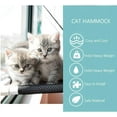 thumbnail image 3 of Stable Triangle Design, Foldable Cat Window Perch with Cozy Cat Window Hammock for High Breathability Experience, Strong Suction Cup with Cordless Cat Hammock for Indoor Cats up to 10Kg, 3 of 5