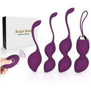 Kegel Balls for Women with Remote Control,Kegal Balls Pelvic Floor Strengthening Device Women and Kegel Exercises Products,Kegel Exercise Weights for Beginners & Advanced( Purple) Massage