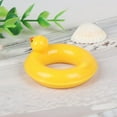 thumbnail image 6 of 1:6 1:12 Dollhouse miniature yellow duck life swim ring for doll dollhouse decor, 6 of 7