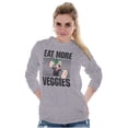 thumbnail image 3 of Eat More Veggies Popeye The Sailor Long Sleeve TShirt Men Women Brisco Brands S, 3 of 6