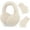 Beige, variant on Kid Warm Earmuffs Gloves Girl Soft Plush Ear Muffs Toddler Knit Mittens for Boy Winter Ear Warmer Set