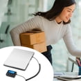 thumbnail image 6 of Skymirror Digital Postal Scale LCD Display Heavy Duty Stainless Steel Shipping Scale High Accuracy 200Kg/0.01Kg Rechargeable Mail Package Postage Scale, 6 of 6