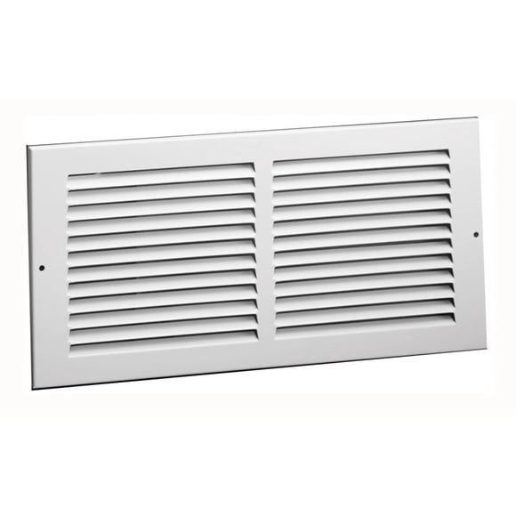 Return Air Grille Tru Aire, 20 x 25 cm, pintura en polvo de 1 vía, color blanco