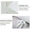 thumbnail image 4 of White Duvet Cover Twin Size, 2 Pieces Soft Washed Microfiber Duvet Cover Set, Comforter Cover with Bowknot Bow Tie (1 Duvet Cover 66x90 Inch, 1 Pillowcases) Easy Care Bedding Set, 4 of 5
