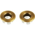 thumbnail image 1 of HAHDAXIA Sink Basin Trim Overflow Cover Brass Insert in Hole Round Caps Antique Brass 2 PCS, 1 of 7