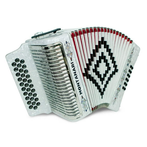 Montanari 3112 MG Accordion EAD White
