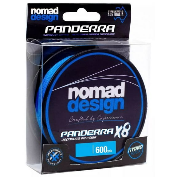Nomad Panderra 8X Braid- Cyan Blue- 20lb- 600yd