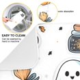 thumbnail image 2 of Yayeee Dish Drying Mat for Kitchen Counter 18"x24" Microfiber Absorbent Pad, Halloween Ghost, 2 of 7