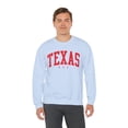 thumbnail image 6 of Texas TX Sweatshirt Gifts Crew Neck Shirt Long Sleeve Unisex, 6 of 7