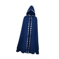 thumbnail image 2 of Capa con capucha para Halloween, capa de carnaval, para actuación, juego de rol, baile de graduación, cosplay, 2 of 8
