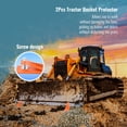thumbnail image 2 of Dawot 2Pcs Tractor Bucket Protector,  Ski Edge Protector, Bucket Edge Anti-Skid Device, for Snow Leaves Removal Spreading Gravel, 2 of 7