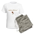 thumbnail image 5 of CafePress - Mother Of The Bride Women's Light Pajamas - Women's Short Sleeve Print T-Shirt and Pants Light Cotton Pajama Set, 5 of 7