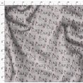 thumbnail image 4 of Soimoi Georgette Viscose Fabric Floral Love Text Printed Fabric 1 Yard 42 Inch Wide, 4 of 5