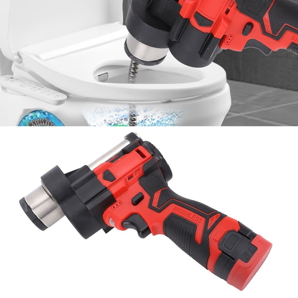 Electric Plumbing Snake, Ergonomic Handle, Automatic Clutch, 4.5m Steel Cable, for Bathroom Kitchen, with Brushless Electric, Handheld, Dredging Spring