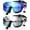 Blue & Silver, variant on Swim Goggles
