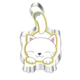 thumbnail image 1 of Molde de acero inoxidable para galletas, molde para cortar con forma de ratón y gatito de dibujos animados, herramienta para hornear masa de pan al vapor, 1 of 6