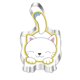 thumbnail image 1 of Molde de acero inoxidable para galletas, molde para cortar con forma de ratón y gatito de dibujos animados, herramienta para hornear masa de pan al vapor, 1 of 6