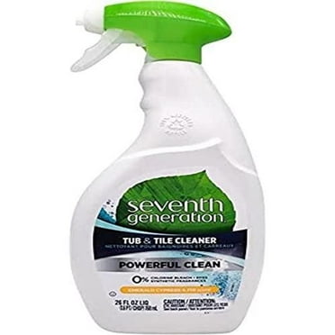 Seventh Generation Tub & Tile Cleaner, Emerald Cypress & Fir Scent, 26 Oz, 26 Fl Oz Packaging May Vary - Pack of 2