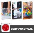 thumbnail image 3 of 25 Pcs Balles Raffle Bingo Balles Sans Numéro Balles en Plastique Creuses 40MM Rouge Rouge Rouge Rouge, 3 of 5