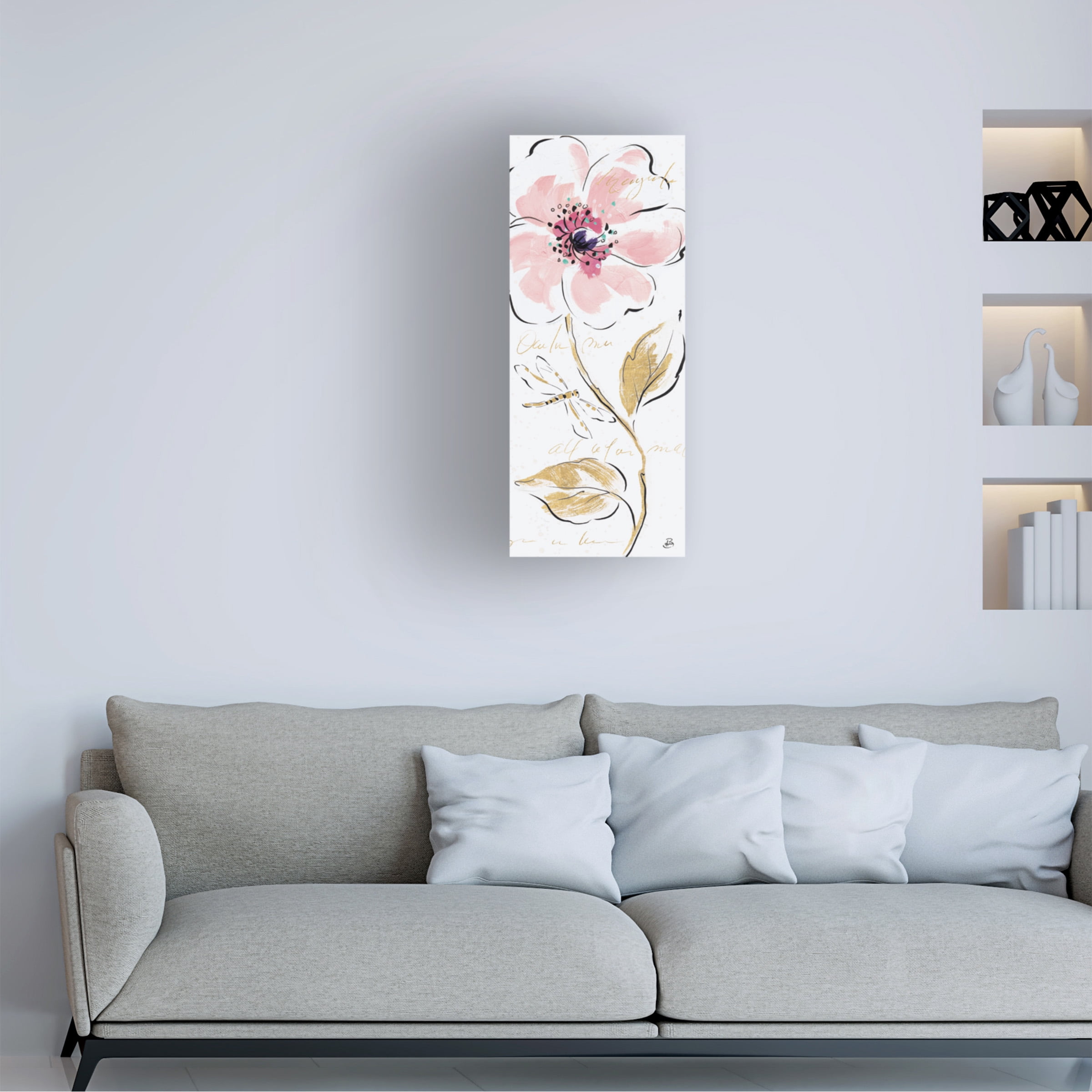 Daphne Brissonnet 'Simply Pink IV' Canvas Art