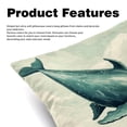 thumbnail image 2 of Whale Exclusive Velvet Throw Pillow Inserts Set of 2 with Unique Patterns - 16x16, 18x18, 20x20 Inches for Pillow Covers and Decorative Pillows for Home, 2 of 6