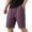 Purple, variant on AhaOh Men's Strethchy Athletic Shorts with Pockets Drawstring Elastic Waist Casual Workout Running Gym Summer Bottoms S