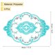 thumbnail image 2 of Uxcell 4Pack 12x17-in Retro Lace Placemat Oval French Crochet Doilies Coaster Verde, 2 of 7