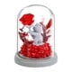 thumbnail image 1 of Regalo de , decoración de San Valentín, cubierta de vidrio con flores, regalos de aniversario, artesanías Rosa eterna en cúpula de vidrio, 1 of 9