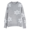 thumbnail image 4 of Yuyuzo Sweaters for Women Valentines Day Crewneck Long Sleeve Shirts Loose Casual Comfy Knit Pullover Tops, 4 of 6