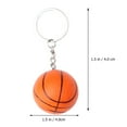 thumbnail image 2 of GETAJGHSD Keychain Accessories Car Keys Orange PVC 1Pcs 1.6x1.6x1.6in, 2 of 8