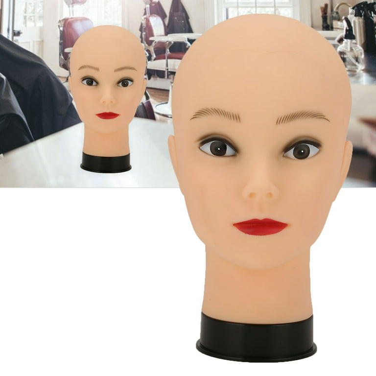 Bald Mannequin Head For Practice And Display (with Makeup)