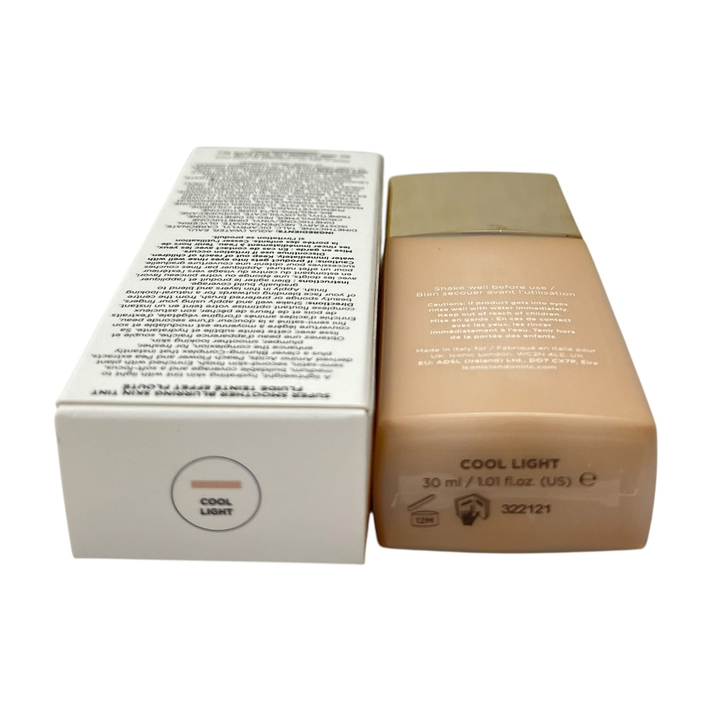 Iconic London Super Smoother Blurring Skin Tint 30ml 1.01 fl oz Cool Light