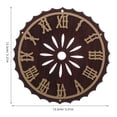 thumbnail image 2 of GOOHOCHY Brown Clock Dial Cuckoo Clock Dial Elegant Design for Living Room Decoration 1Pack, 2 of 8