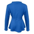 thumbnail image 4 of successthop Fall Jackets for Women Long Sleeve Jacket Open Front Coat Plus Size A Line Flare Hem Winter Casual Outwear S, 4 of 5