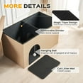 thumbnail image 5 of Cat Litter Box Enclosure Large with Lid, Modern Hidden Cat Litter Box Furniture with Litter Mat, Dog Proof, Easy to Clean & Order Control, 35.4 x 19.7 x 18.9 Inchs (Beige), 5 of 7