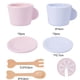 thumbnail image 5 of Juego de té de juego de simulación de madera | Juego de rol de 19 piezas para la fiesta del té | Juguetes realistas para utensilios de cocina | Juego imaginativo interactivo | Juego de té de, 5 of 7
